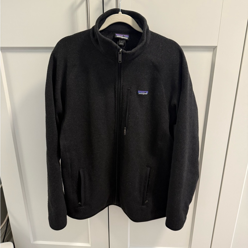 Patagonia Black Zip-Up Fleece Jacket